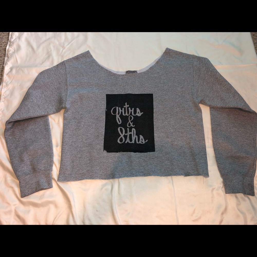 Off-the-shoulder crop top